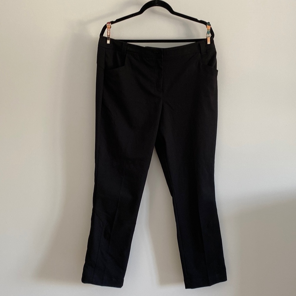 Spanner size 14 black boot cut pants
